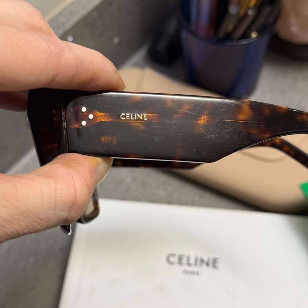 Celine Sunglasses Tortoise Shell Oversized - image 3
